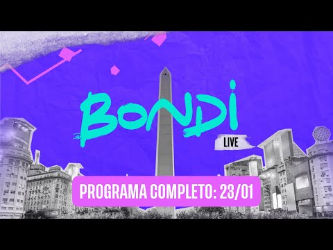 ▶️ PROGRAMACIÓN COMPLETA 23/01 | BONDI LIVE