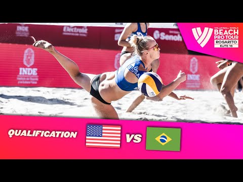 Hughes/Kolinske vs. Taiana Lima/Hegeile - Match Highlights | Qualification | Rosarito 2022