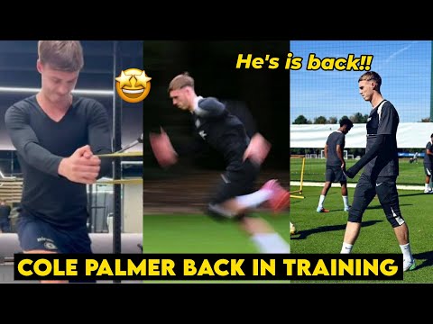 😱JA🔥Cole Palmer ist nach seiner Verletzung zurück im Training mit der Chelsea-Mannschaft und bere...