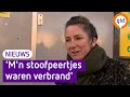 Mensen doen nog de laatste inkopen tijdens kerst