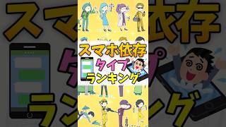 【16TYPE】スマホ依存しがちランキング #mbti #16パーソナリティ #shorts #ランキング