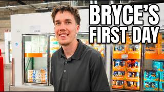 Bryce's First Day Working for Me
