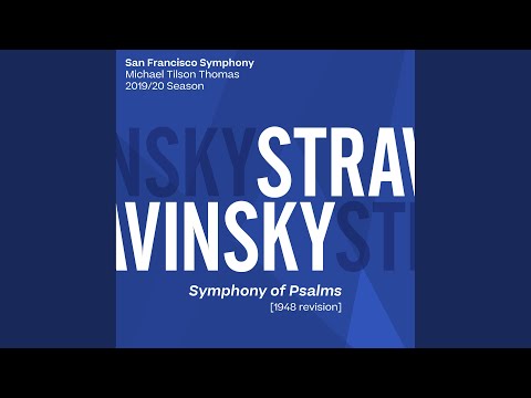 Symphony of Psalms: I. Prelude (Psalms 38, 13-14) (1948 Revision)