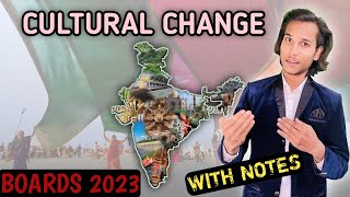 Class 12 Sociology Chapter 2 Cultural Change Full Hindi Explanation | Important Questions