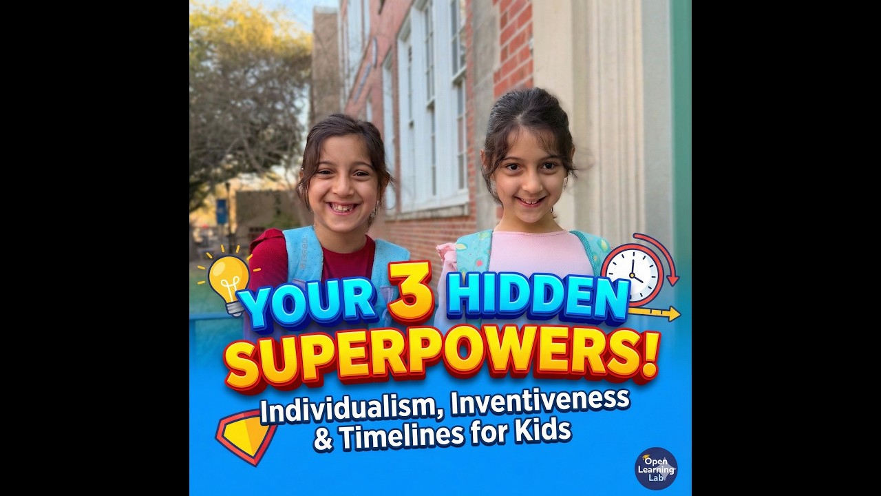 Your 3 Hidden Superpowers! 🦸‍♀️ Individualism, Inventiveness & Timelines for Kids