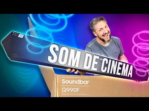 Som de cinema em casa! A melhor SOUNDBAR, ainda melhor. Unboxing Samsung Q990F