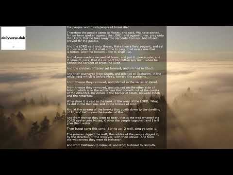 Chapter 21/36 of The Fourth Book Of Moses, Called Numbers - Book 4 from the Bible