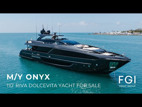 M/Y ONYX - 110' Riva Dolcevita Yacht For Sale