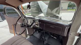 1936 Ford 3-Window Coupe Engine Bay & Interior