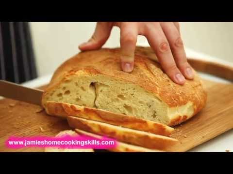 How to slice a loaf of bread - Jamie Oliver's Home Cooking Skills