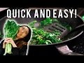 How to cook kale so it WON'T taste DISGUSTING, for a delicious healthy meal!