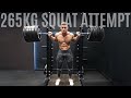 265KG SQUAT (584lbs) in my HOME GYM