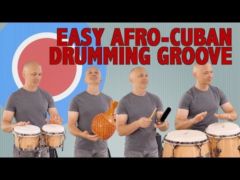 Afro-Cuban Drumming Groove - Ensemble