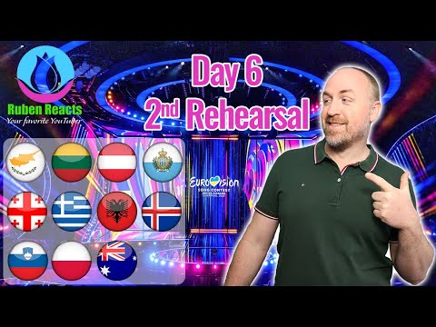RUBEN REACTS LIVESTREAM - 6TH DAY REHEARSALS #rubenreacts #eurovision #esc2023 #unitedbymusic
