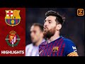 MESSI lost 12 schoten: een RECORD ⚽️ | Barcelona vs Real Valladolid | La Liga 2018/19 | Samenvatting
