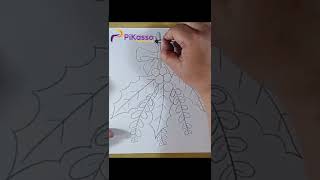 How to Shade a Mistletoe Drawing Easy in Less Than One Minutes