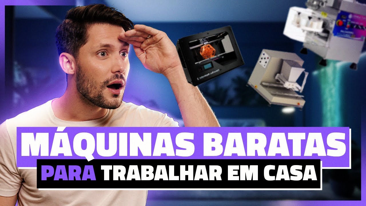 6 MÁQUINAS BARATAS PARA FAZER RENDA EXTRA E GANHAR DINHEIRO TRABALHANDO EM CASA!