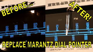NEW Replacement Marantz Dial Pointer! Some "POINTERS" On How To Replace Yours
