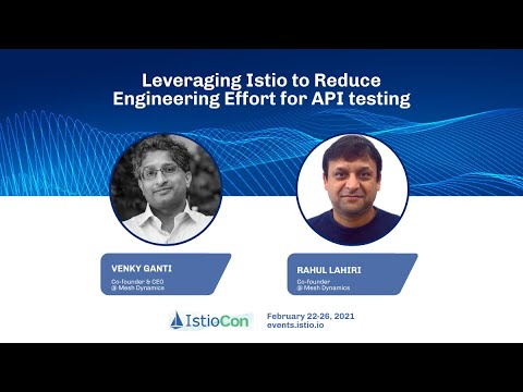 Leveraging Istio to Reduce Engineering Effort for API testing