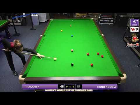 Thailand A vs Hong Kong A - Women's Snooker World Cup Final 1 (June 2019)