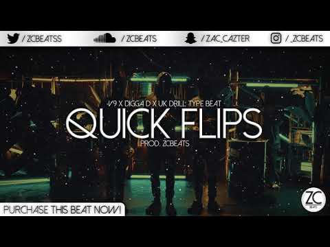 V9 x Digga D x UK Drill Type Beat | "Quick Flips" (Prod. ZCBeats)