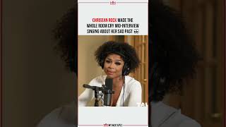 Chrisean Rock made the whole room cry mid-interview singing about her sad past 👀