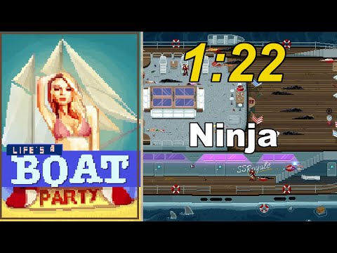 Party Hard Speedrun Boat Party Ninja (1:31)