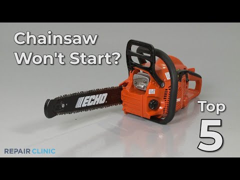 Top Reasons Chainsaw Won't Start — Chainsaw Troubleshooting