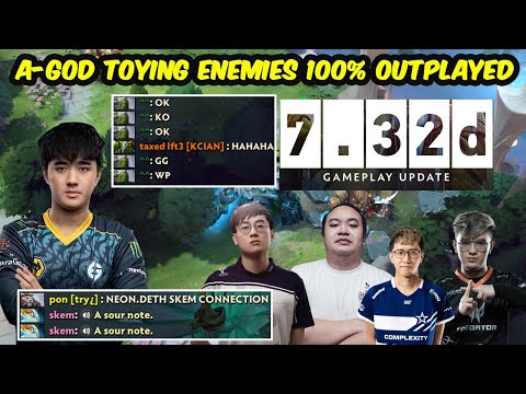 Abed Tiny Toying Enemies 100% Outplayed  vs Gabbi Meracle New Patch 7.32D Dota 2 pro Gameplay
