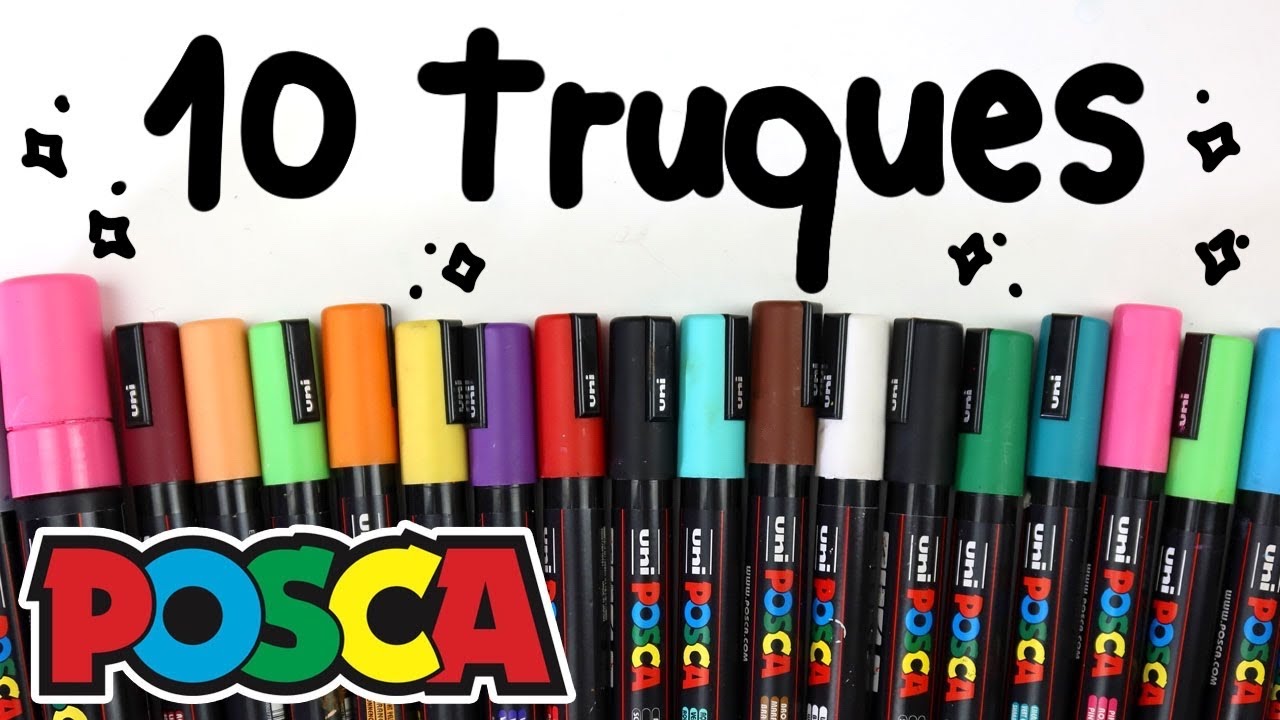 10 TRUQUES COM POSCA PARA INICIANTES!