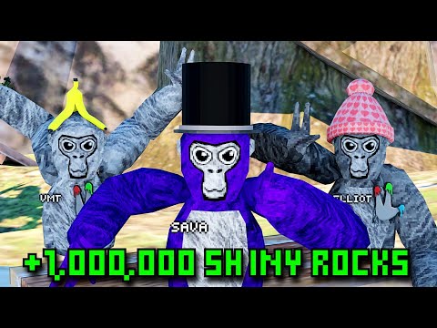 $1,000,000 SHINY ROCK TALENT SHOW in Gorilla Tag With @elliotVR  and @VMT