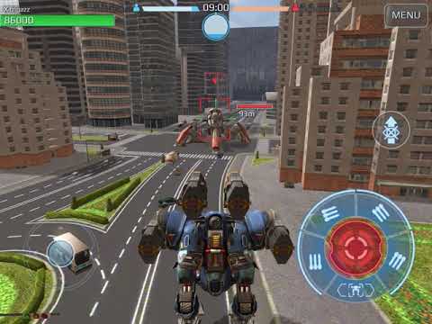 War robots 4Orkans vs 4Tarans vs 4Punishers vs 4Molots mounted on the new Exorcist bot.