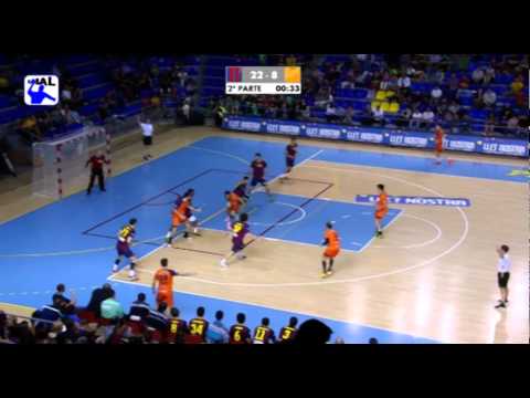 F.C. Barcelona 48 - BM. Aragón 22