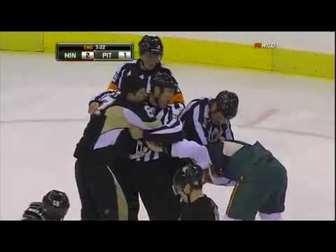 Sidney Crosby vs Marek Zidlicky Fight Oct. 31