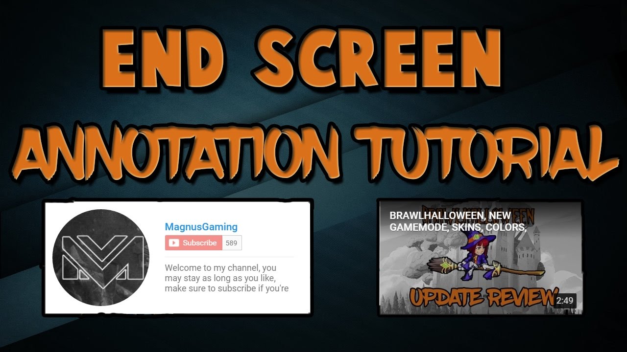 End Screen Annotations tutorial, new end screen annotations!