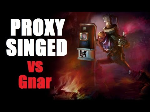 Proxy Singed S5 Commentary vs Gnar - How to beat Gnar