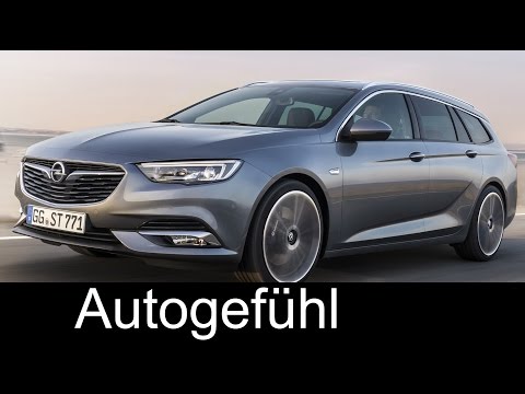 Vauxhall / Opel Insignia Grand Sport vs Opel Insignia Sports Tourer Exterior comparison Preview