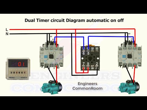 automatic on off dual timer connect/timer switch circuit | Engineers CommonRoom