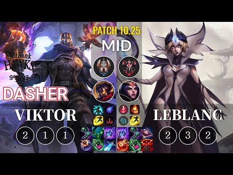 SHG Dasher Viktor vs LeBlanc Mid - KR Patch 10.25