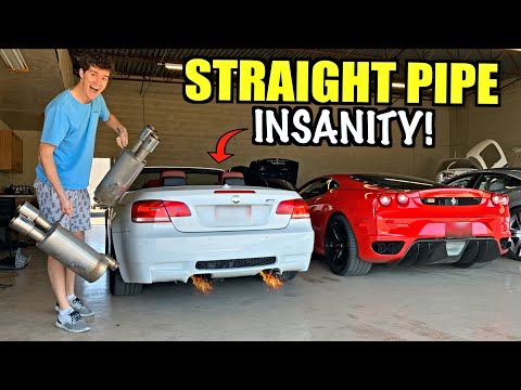 Making Our Cheap V8 BMW M3 LOUDER Than The Ferrari F430!