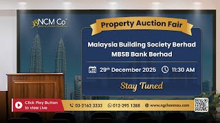 Download lagu Malaysia Building Society Berhad / MBSB Bank Berhad Property Auction Fair- 29th Dec 2025 mp3