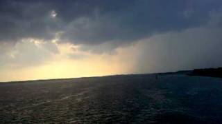 preview picture of video 'Beautiful storm cell viewed from beside Sidney Lanier Bridge in Brunswick, GA'