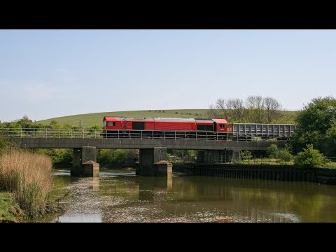 Freightliner 59205 Powers Into Lewes Working 6V00 Newhaven To Acton! 24/04/2020
