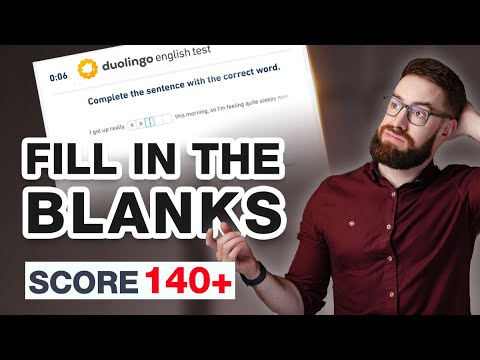 10 Fill in the Blanks Questions | Duolingo English Test Practice