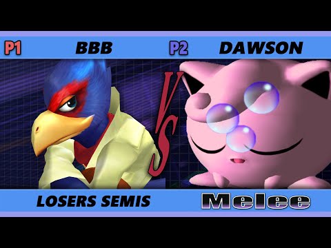 Your House Losers Semis - BBB (Falco) Vs. Dawson (Jigglypuff) SSBM Melee Tournament