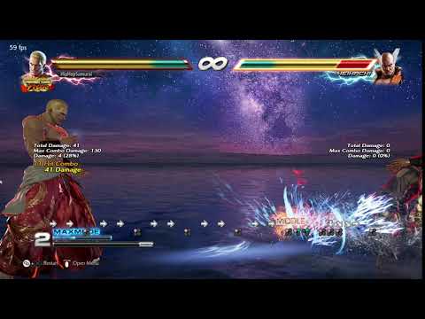 Tekken 7 Geese 9 dash jabs in one combo