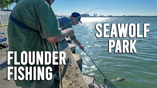 Fishing for Flounder at Seawolf Park