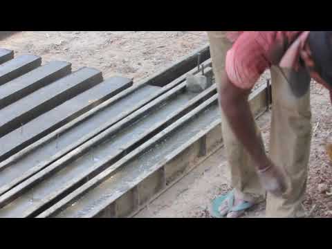 Making cement concrete piller