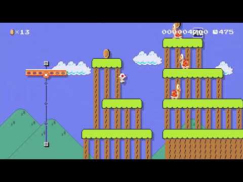 SMB2 World 1-1 by SMM2★Bruh 🍄Super Mario Maker 1 ✹Wii U✹ #cbw