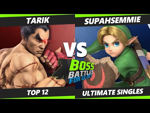BOSS BATTLES: FG Top 12 - Tarik (Greninja, Kazuya) Vs. Supahsemmie (Young Link) SSBU Ultimate